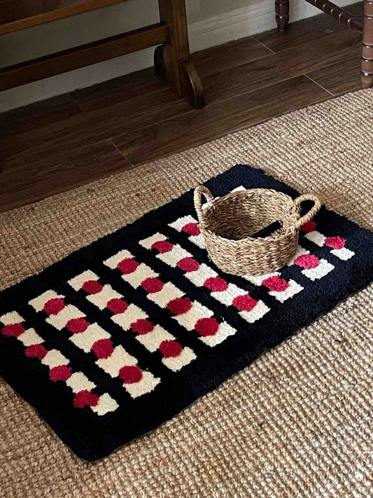 WhimsyDots Bath Mat – Ultra Soft Comfort Anti-Slip