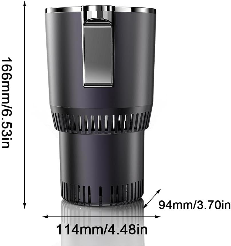 Smart 2-in-1 Car Cup Warmer & Cooler – Drive with Comfort, Sip with Style (Black)