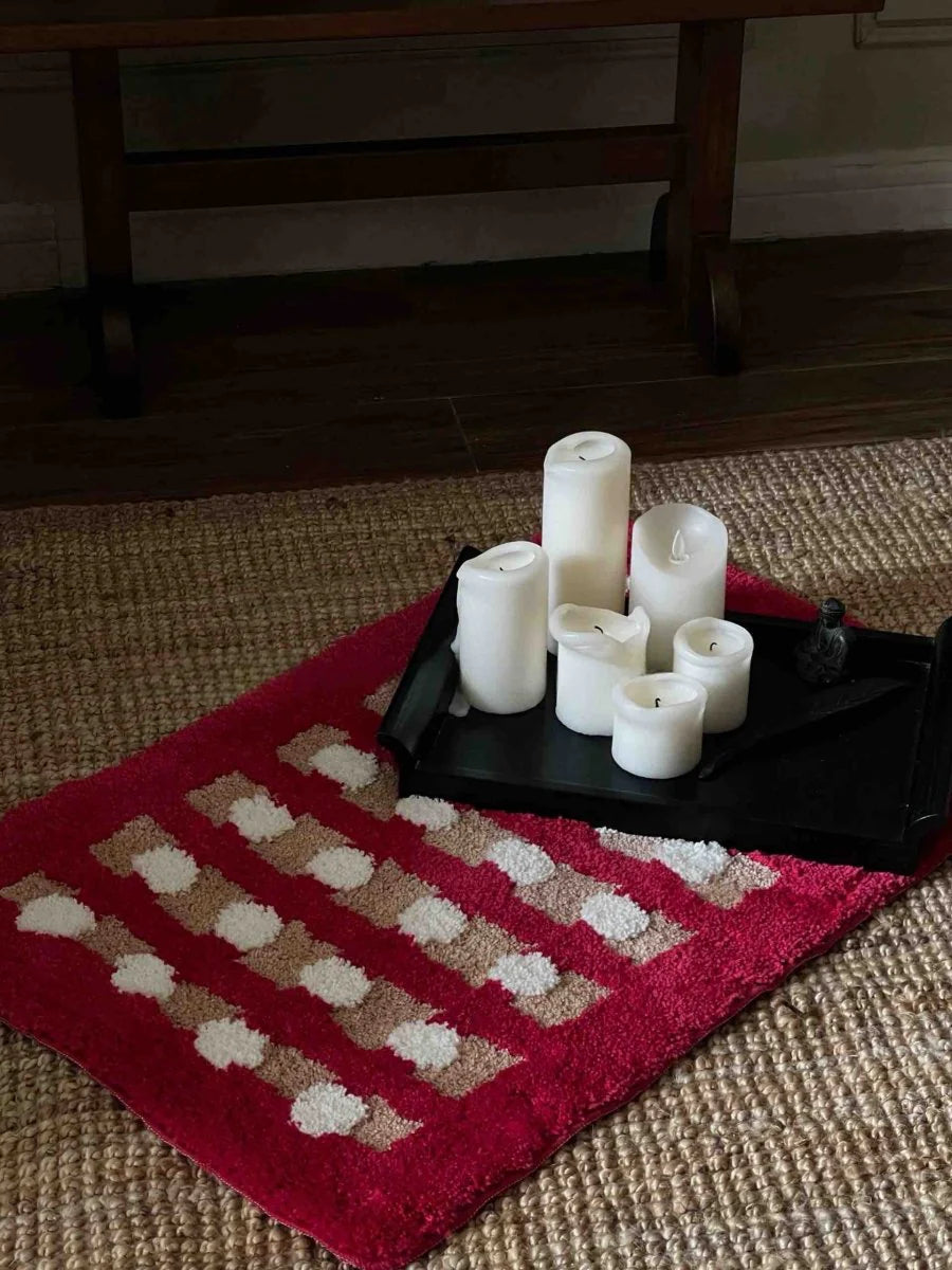 WhimsyDots Bath Mat – Ultra Soft Comfort Anti-Slip
