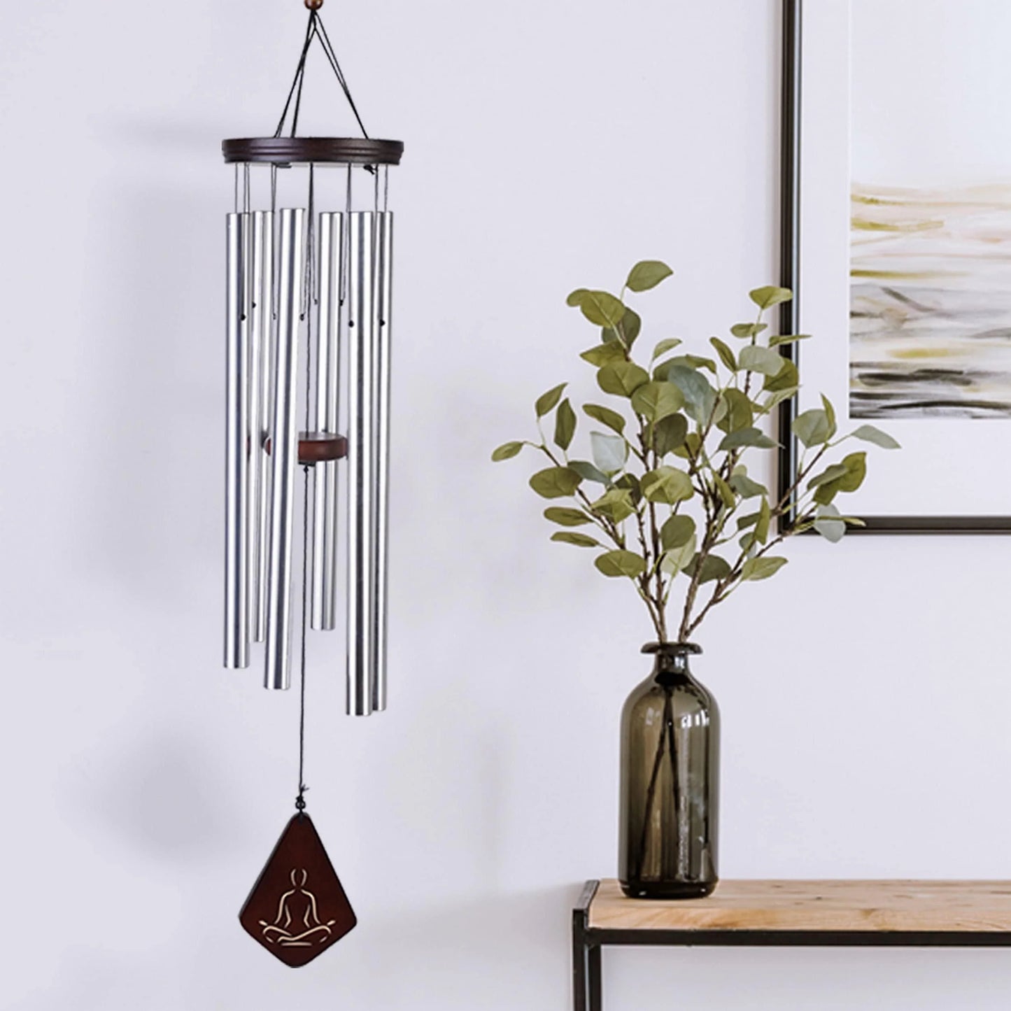 HarmonyTones 36-Inch Deep Resonance Wind Chimes – Large Outdoor Chimes for Garden, Patio & Yoga