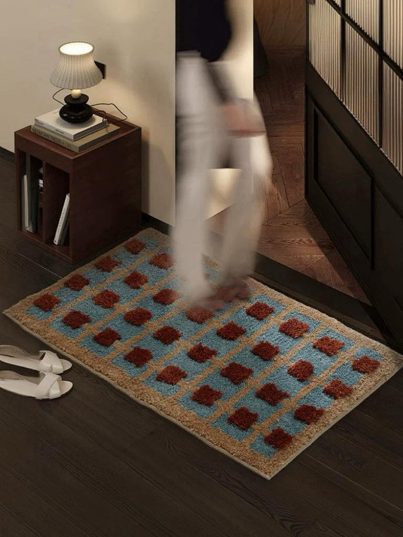 DreamWeave Retro Bath Mat – Soft, Absorbent, Stylish, Antislip