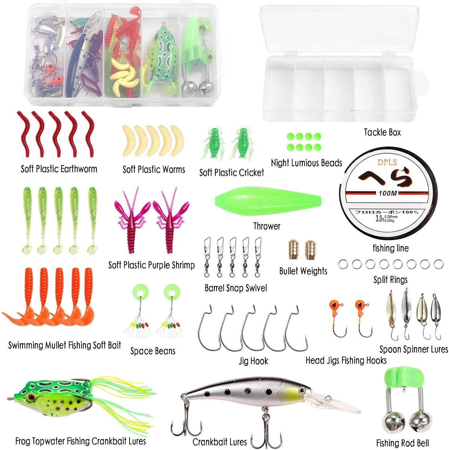 Kids Fishing Pole Set – Telescopic Rod & Reel Combo with Tackle, Lures & Carry Bag (70-Piece Kit)
