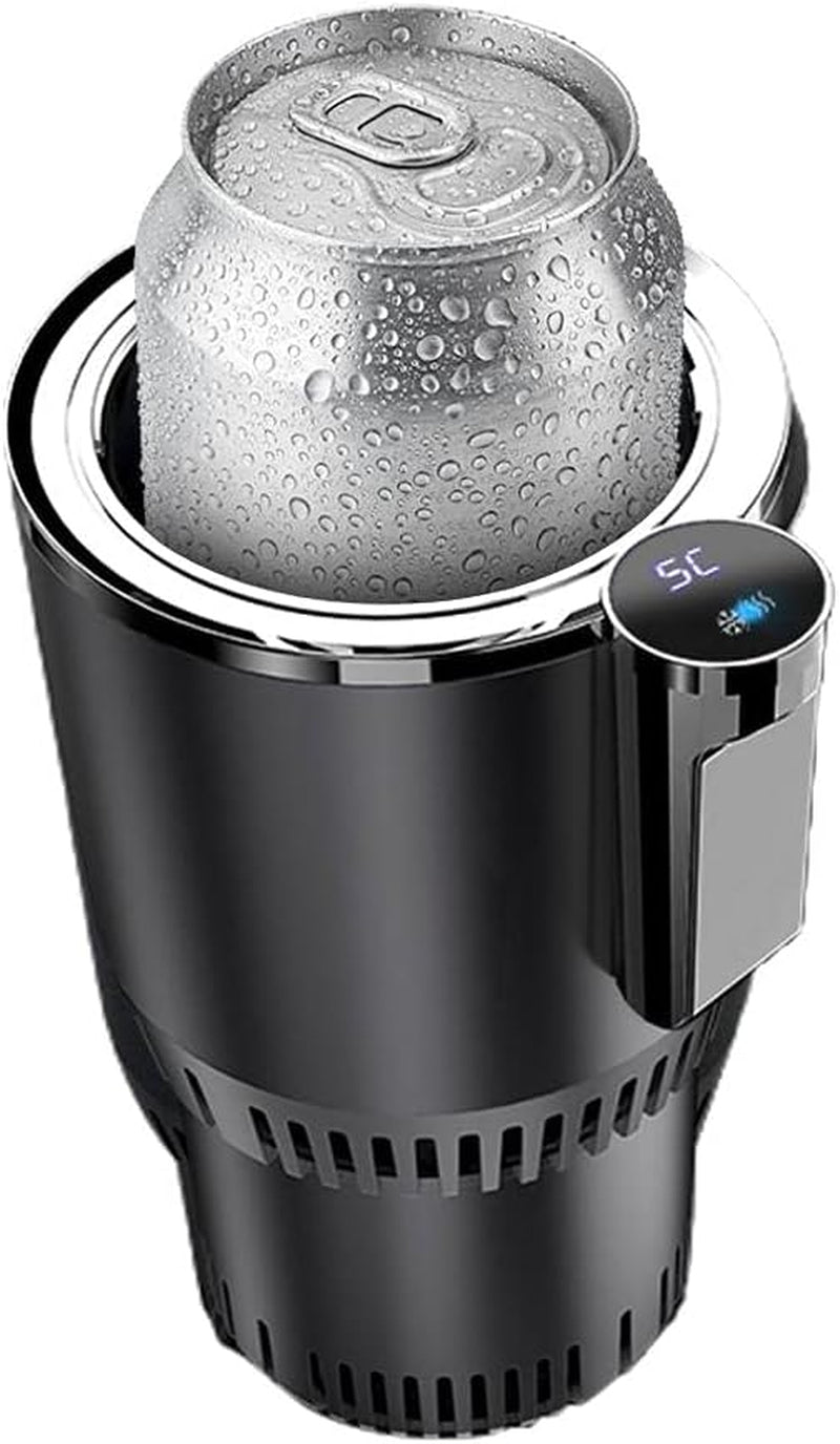 Smart 2-in-1 Car Cup Warmer & Cooler – Drive with Comfort, Sip with Style (Black)