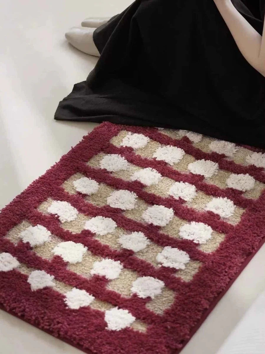WhimsyDots Bath Mat – Ultra Soft Comfort Anti-Slip