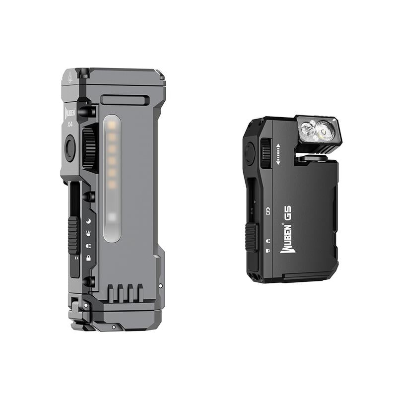 Wuben X4 | 1500 Lumens Multifunction LED Flashlight with RGB Mood Light & Side Camping Lamp