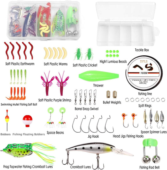 Kids Fishing Pole Set – Telescopic Rod & Reel Combo with Tackle, Lures & Carry Bag (70-Piece Kit)