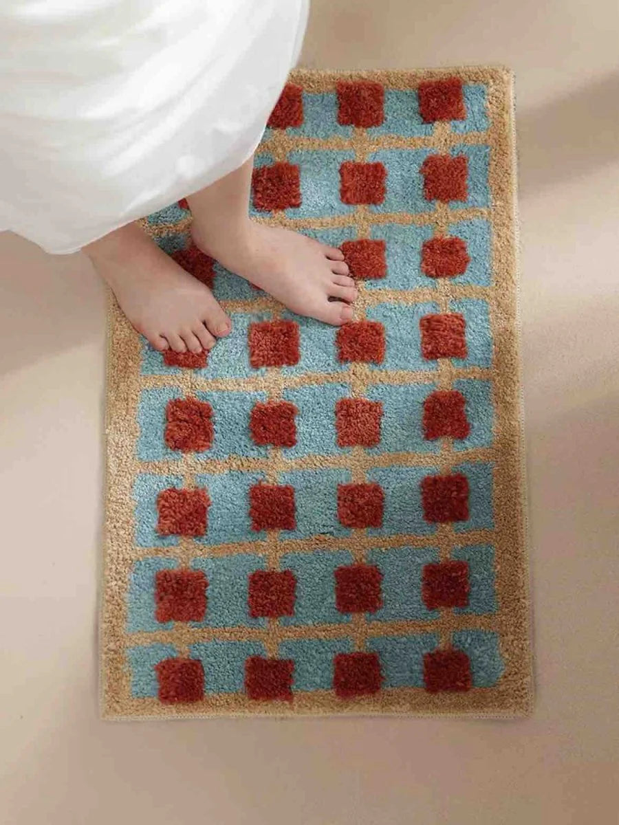 DreamWeave Retro Bath Mat – Soft, Absorbent, Stylish, Antislip